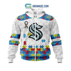 Seattle Kraken NHL Autism Awareness Personalized Hoodie T Shirt