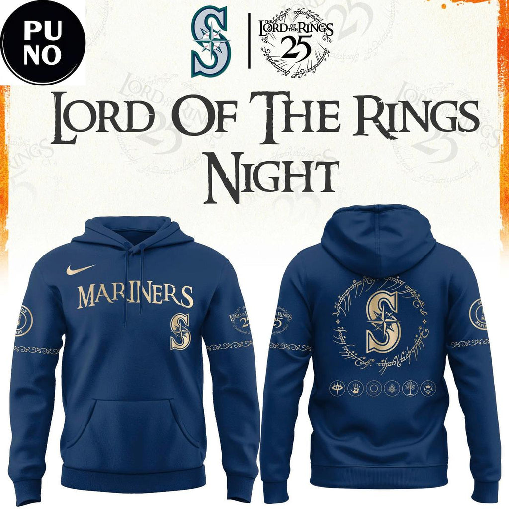 Seattle Mariners x Lord of The Rings Night 2026 Hoodie