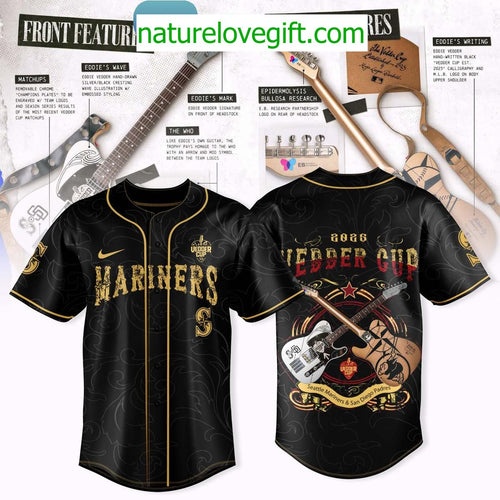 Seattle Mariners 2026 Vedder Cup Jersey MLB Baseball