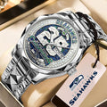 Seattle Seahawks 2025 NFC West Champions Alloy Luxury Quartz Watch - HOATT15764