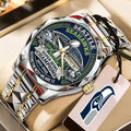 Seattle Seahawks 2025 Super Bowl LX Champions Alloy Luxury Quartz Watch - TANTN21044