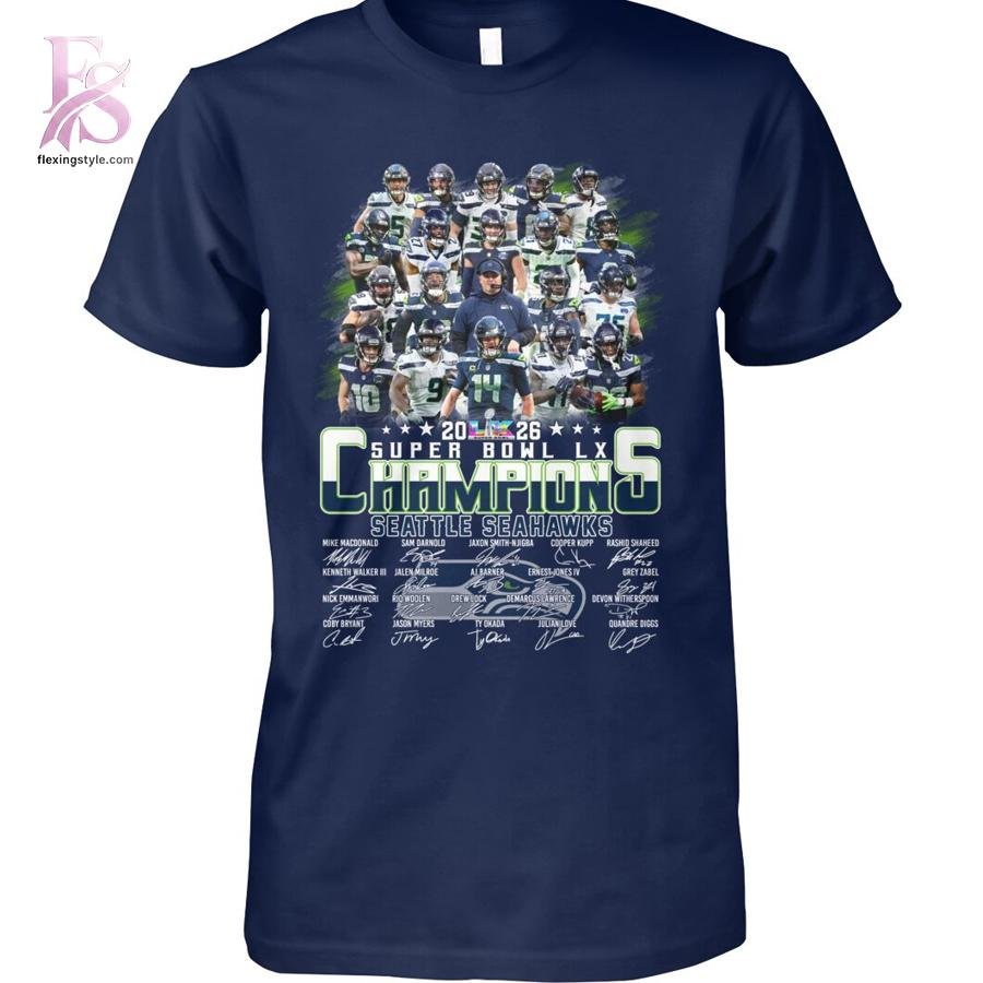 Seattle Seahawks 2026 Super Bowl LX Shirt
