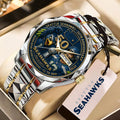 Seattle Seahawks 50th Anniversary Alloy Luxury Quartz Watch - MAITM14427