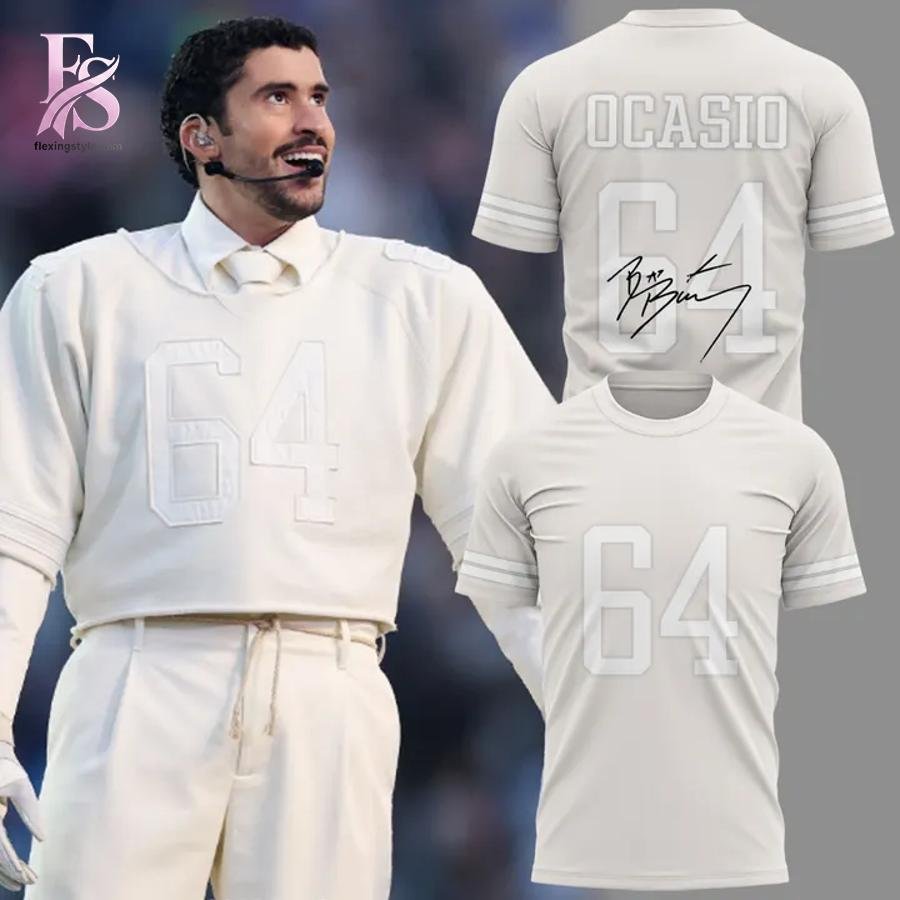 Seattle Seahawks Bad Bunny Ocasio 64 Shirt