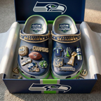 Seattle Seahawks Champion Croc Charms