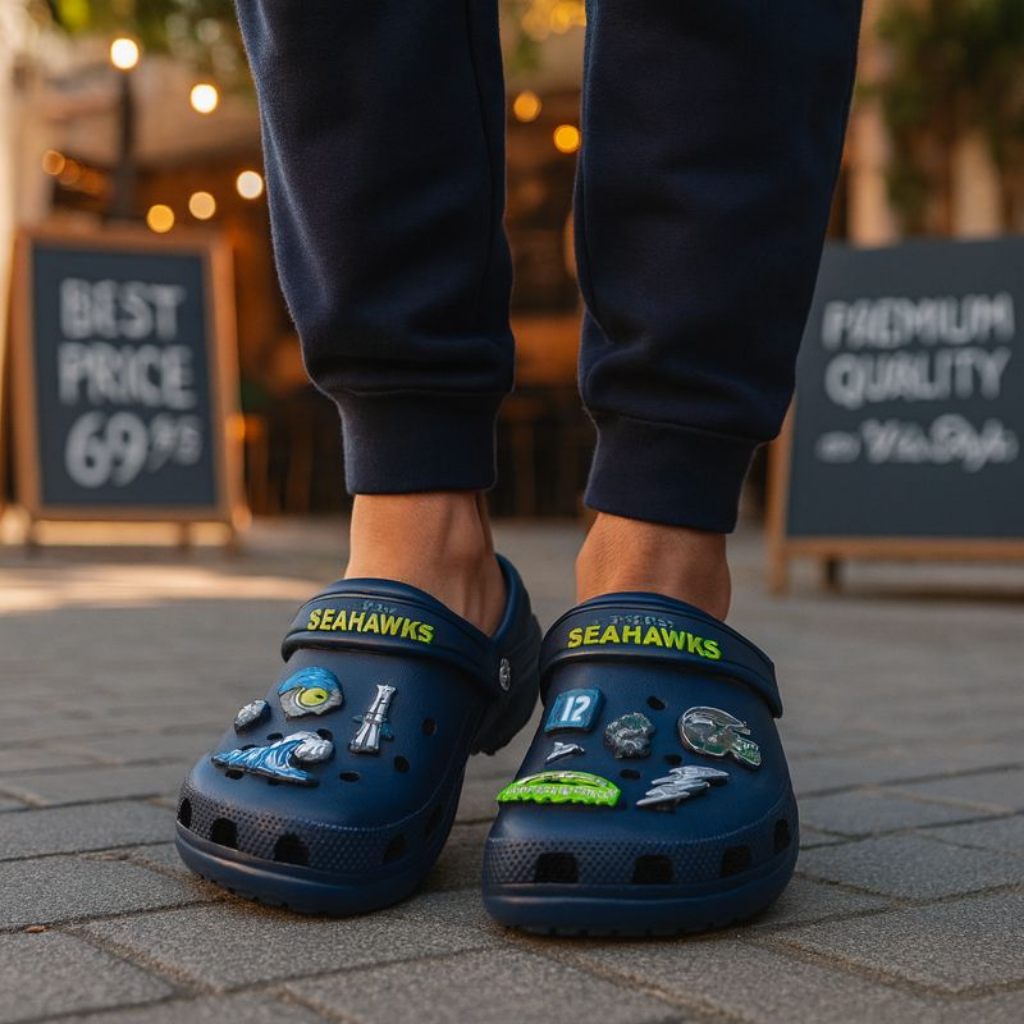Seattle Seahawks Crocband Charms Crocs 2026