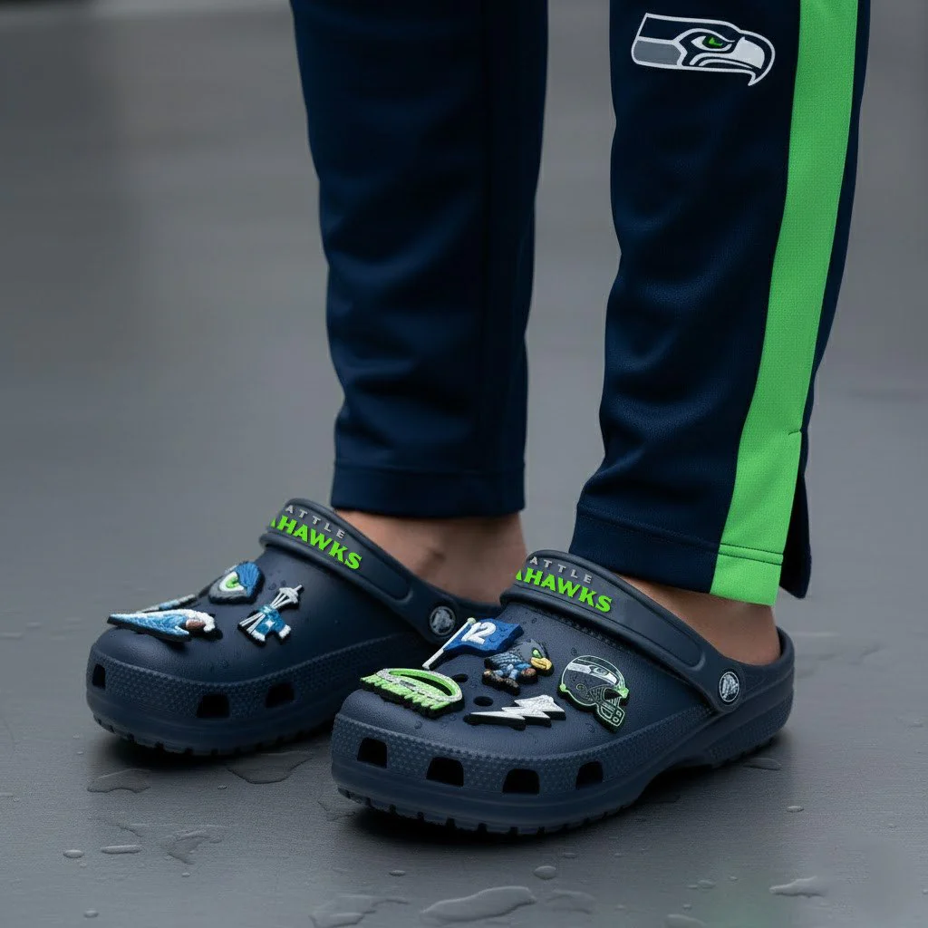 Seattle Seahawks Crocband Charms Crocs 2026