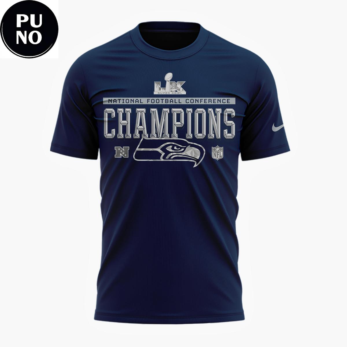 Seattle Seahawks NFC Champions Locker Room Trophy Hoodie Shirt