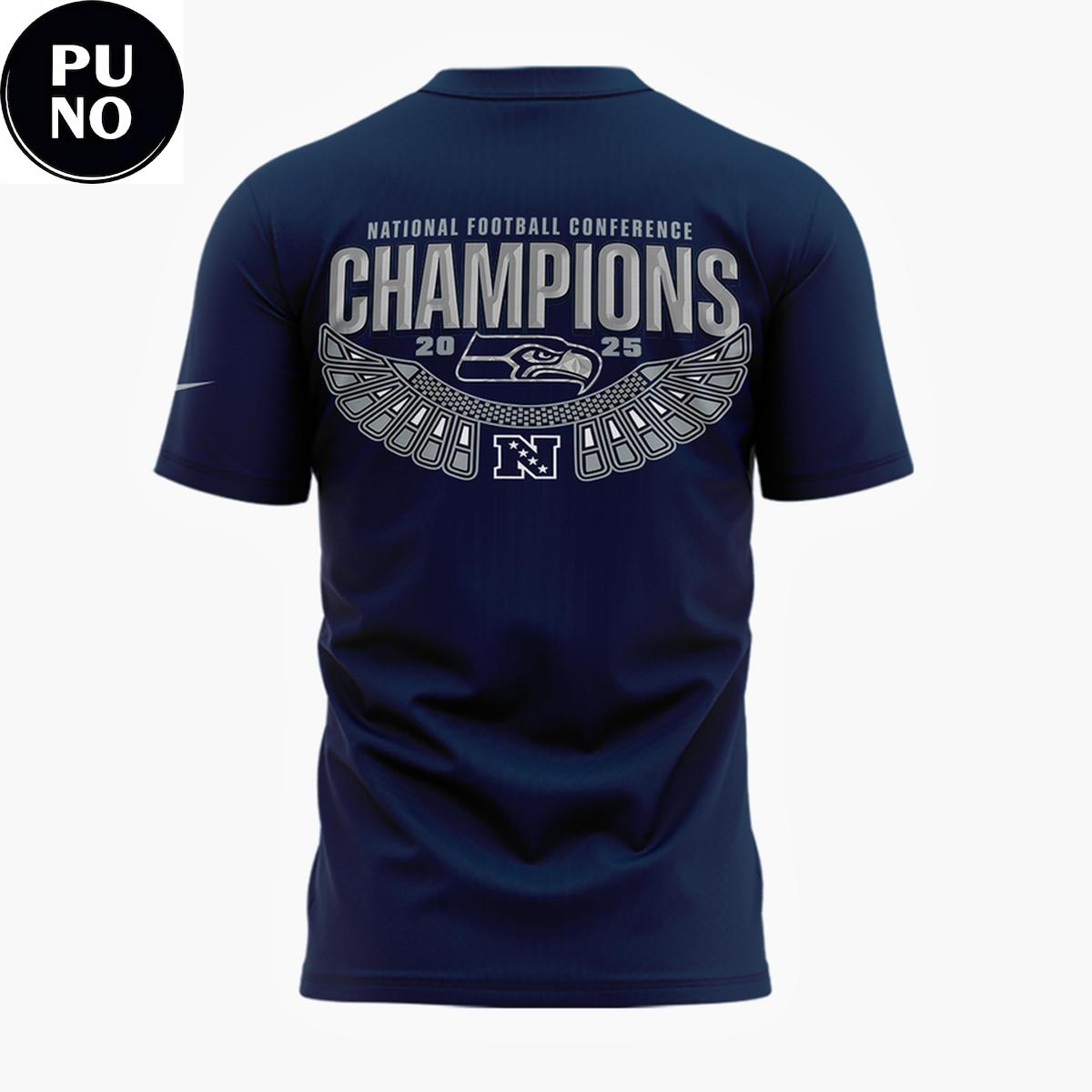 Seattle Seahawks NFC Champions Locker Room Trophy Hoodie Shirt