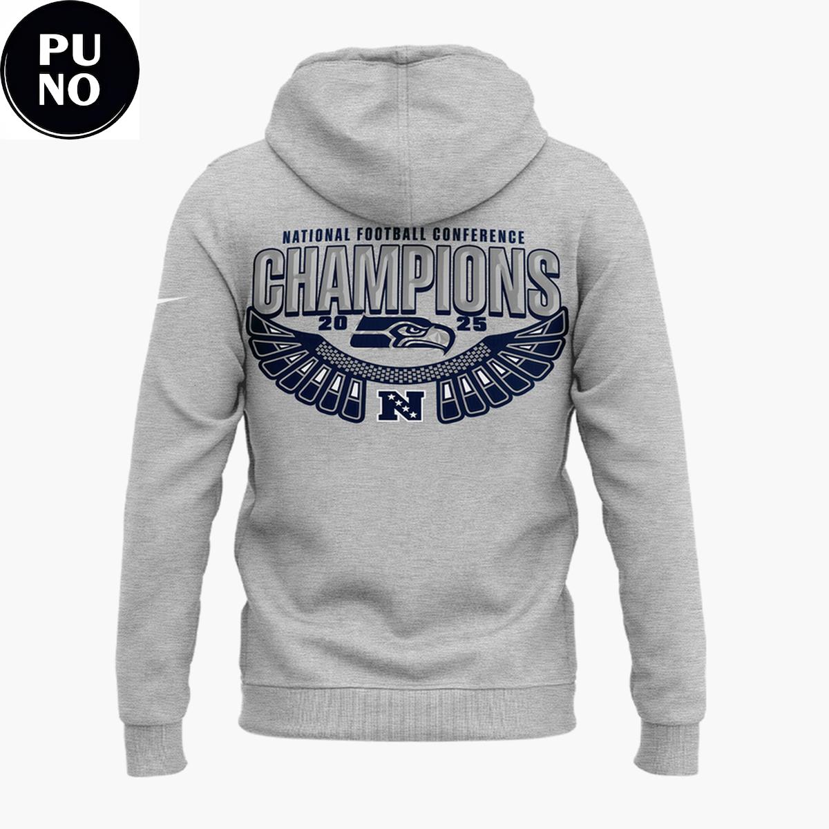 Seattle Seahawks NFC Champions Locker Room Trophy Hoodie Shirt