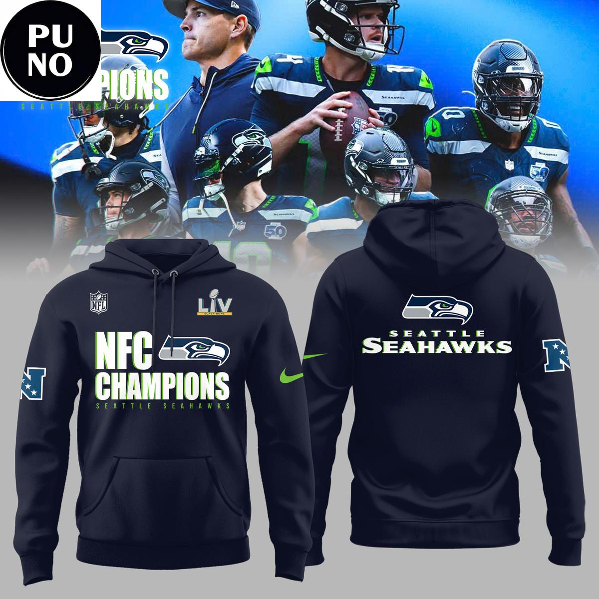 Seattle Seahawks NFC Champions Super Bowl 2026 Hoodie