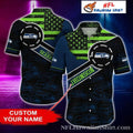 Seattle Seahawks Neon Dream Customizable Hawaiian Shirt
