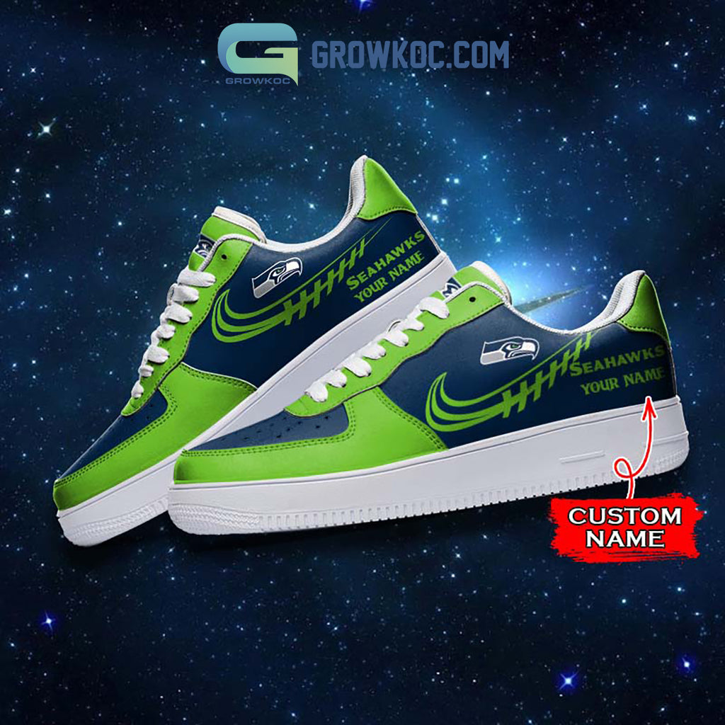 Seattle Seahawks Personalized Air Force 1 Sneaker Shoes