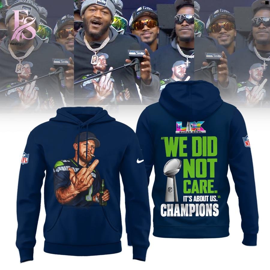 Seattle Seahawks Sam Darnold Middle Finger Hoodie