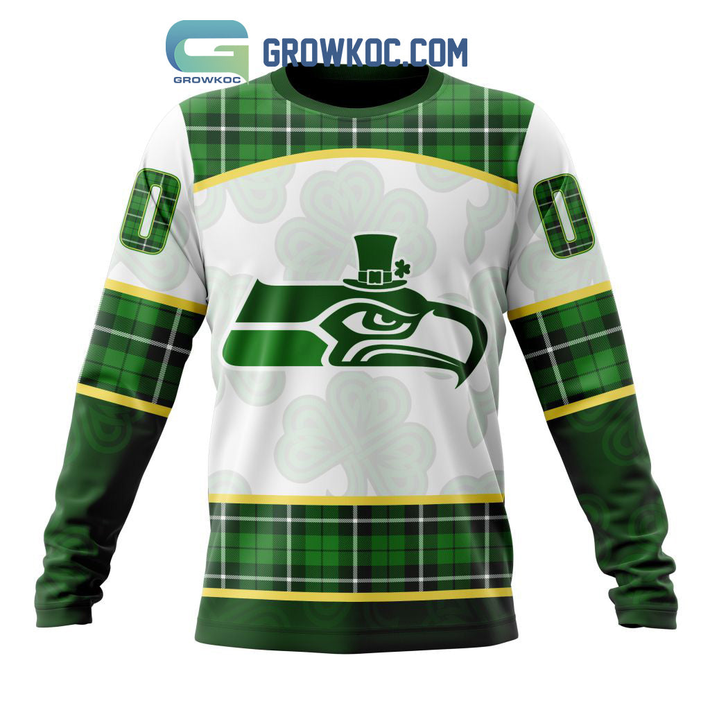 Seattle Seahawks St. Patrick Day Personalized Hoodie Shirts