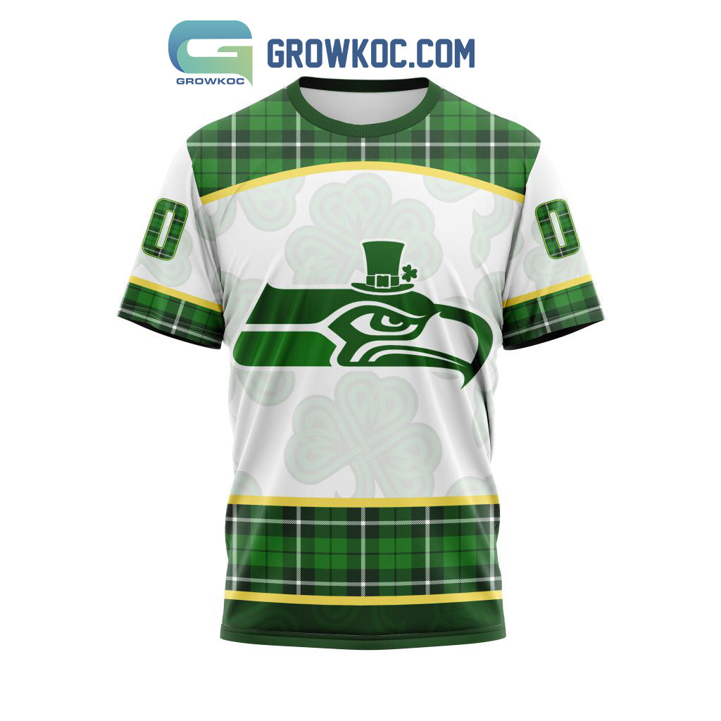 Seattle Seahawks St. Patrick Day Personalized Hoodie Shirts