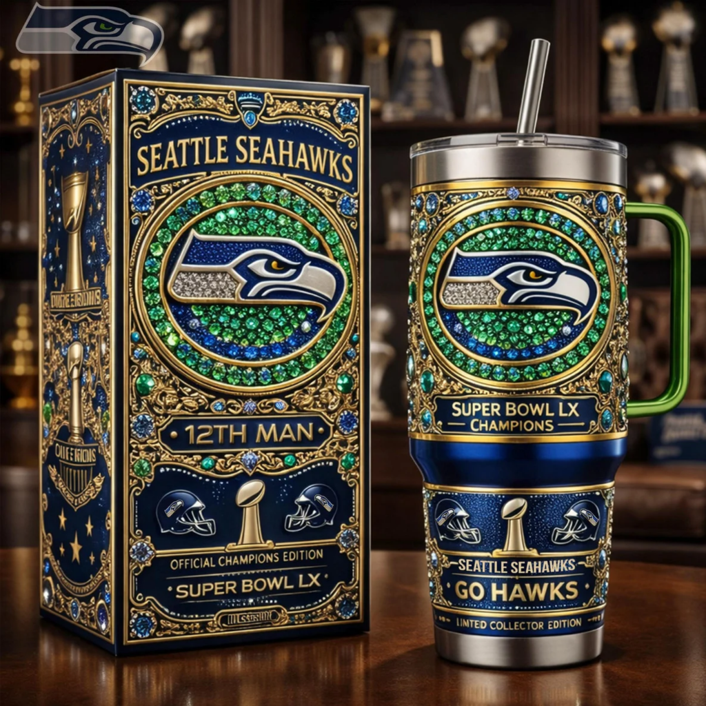 Seattle Seahawks Super Bowl Champion 2026 Tumbler