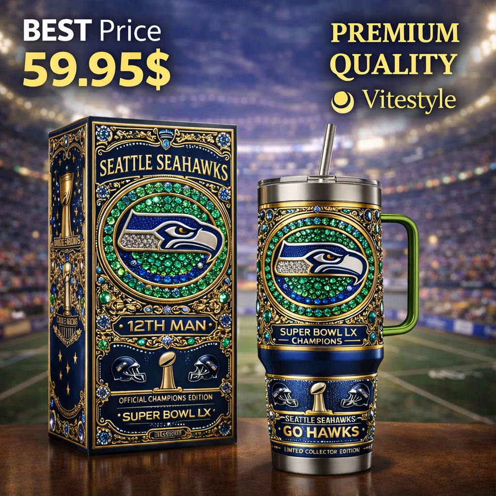 Seattle Seahawks Super Bowl Champion 2026 Tumbler