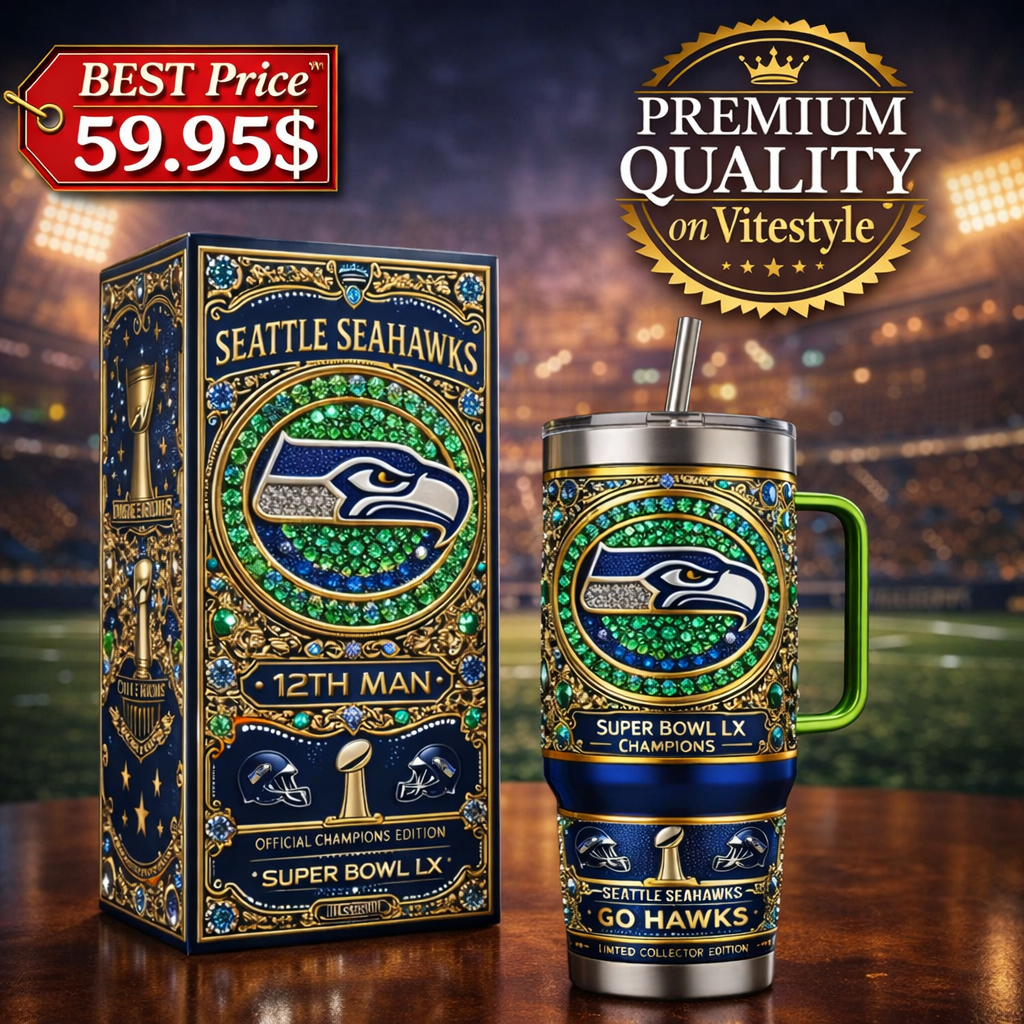 Seattle Seahawks Super Bowl Champion 2026 Tumbler