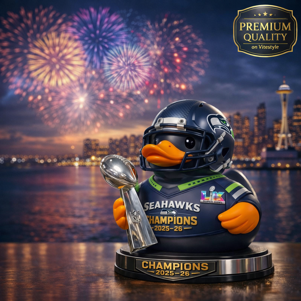 Seattle Seahawks Super Bowl Champion Rubber Duck
