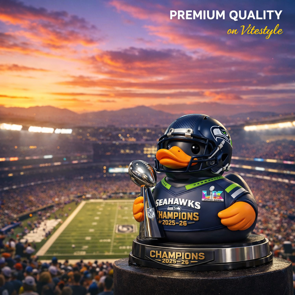 Seattle Seahawks Super Bowl Champion Rubber Duck
