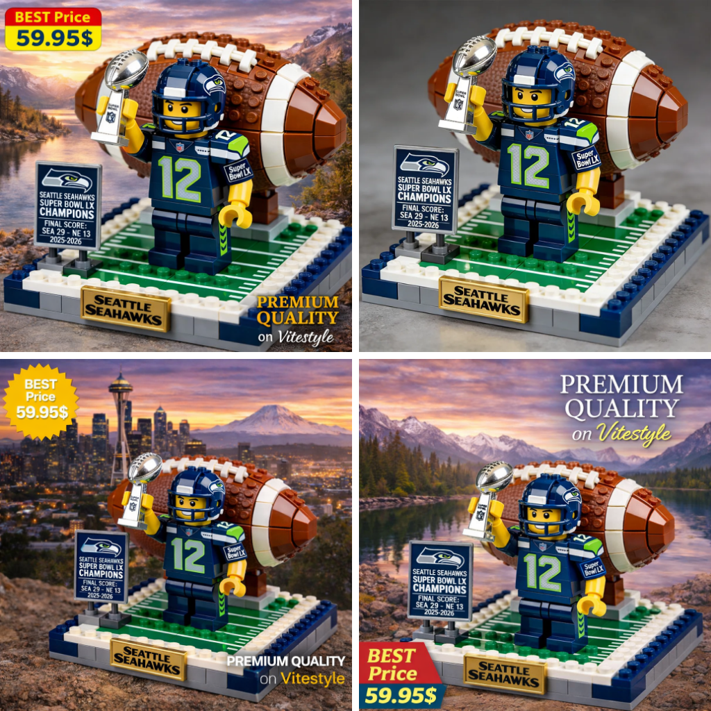 Seattle Seahawks Super Bowl Champions 2026 Brick Edition