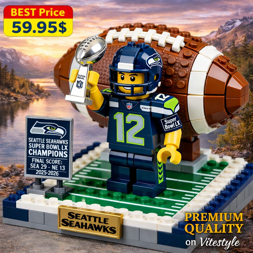 Seattle Seahawks Super Bowl Champions 2026 Brick Edition
