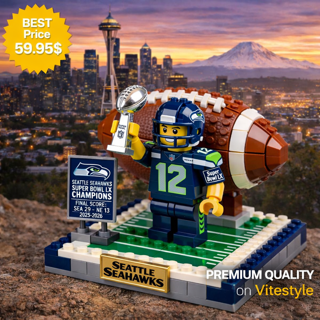 Seattle Seahawks Super Bowl Champions 2026 Brick Edition