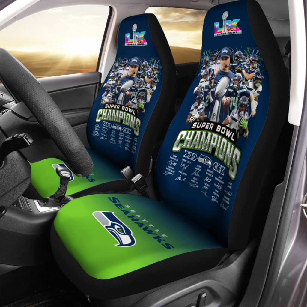 Seattle Seahawks Super Bowl Champions Car Seat Covers