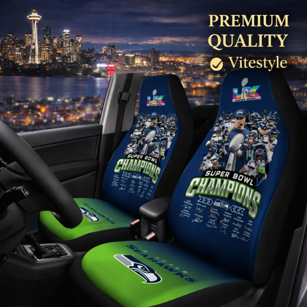 Seattle Seahawks Super Bowl Champions Car Seat Covers