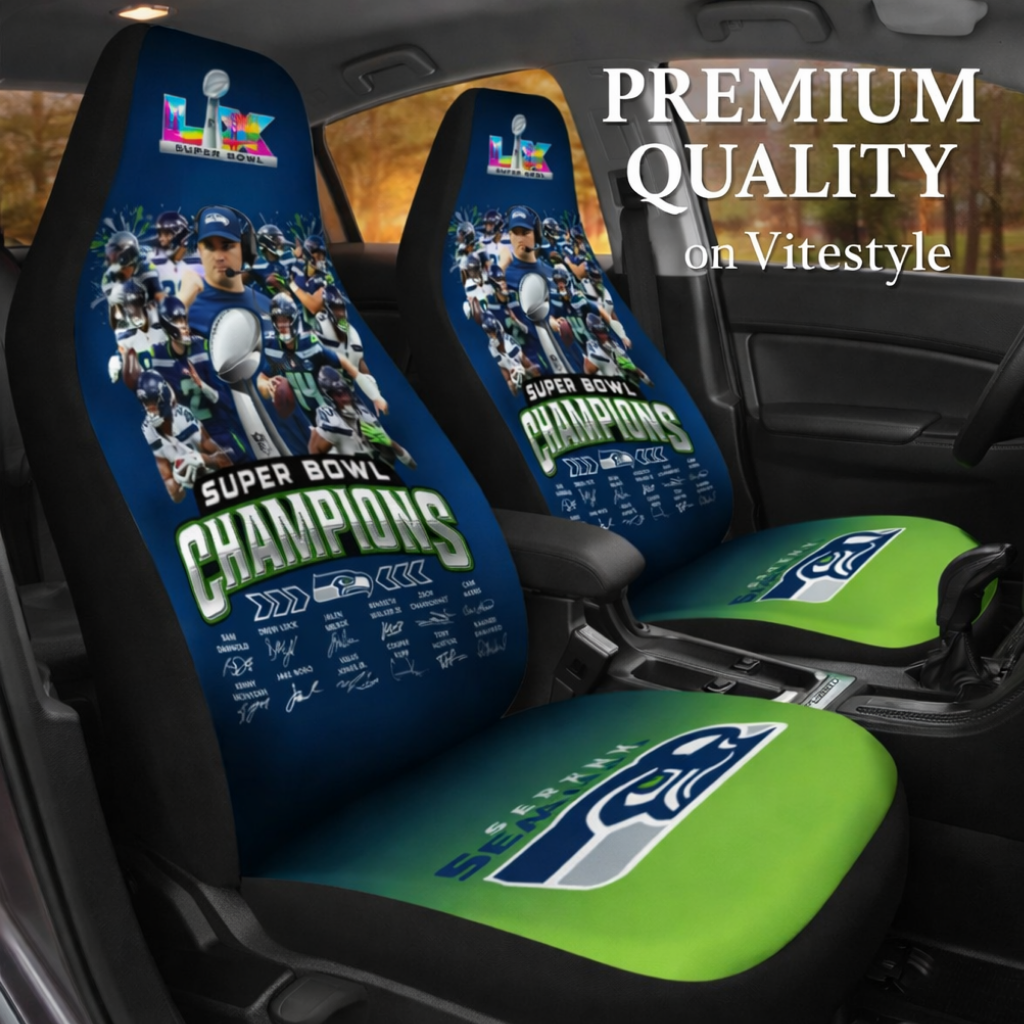 Seattle Seahawks Super Bowl Champions Car Seat Covers