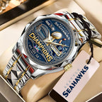 Seattle Seahawks Super Bowl LX Champions Alloy Luxury Quartz Watch - MAITM14780