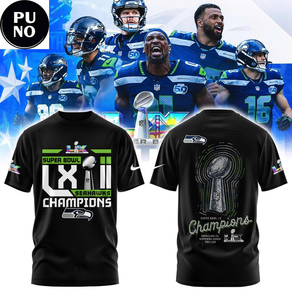 Seattle Seahawks Super Bowl LX Cup 2026 New Hoodie Shirt