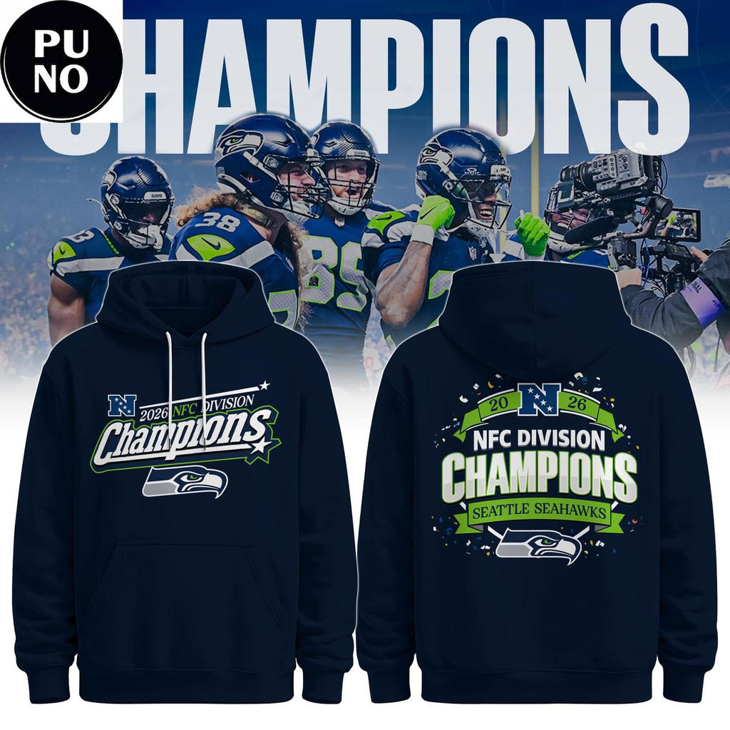 Seattle Seahawks x NFC Division Champions 2026 Hoodie T-Shirt