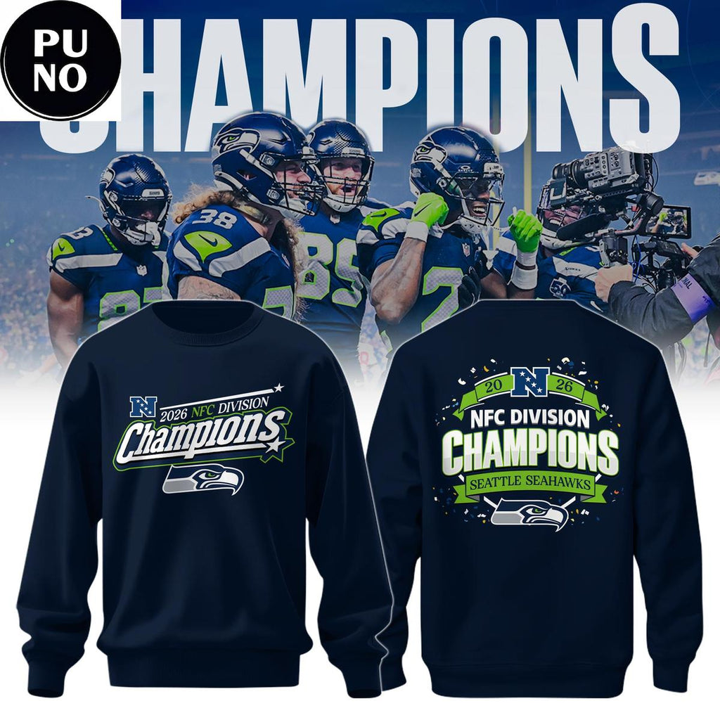 Seattle Seahawks x NFC Division Champions 2026 Hoodie T-Shirt