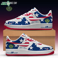 Seattle Storm Independence Day Custom Air Force 1 Low Sneakers