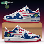 Seattle Storm Independence Day Custom Air Force 1 Low Sneakers