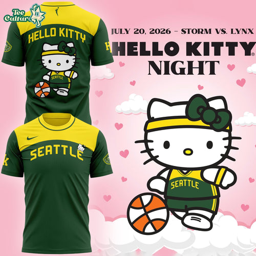 Seattle Storm X Hello Kitty Night 2026 Limited Edition Shirt