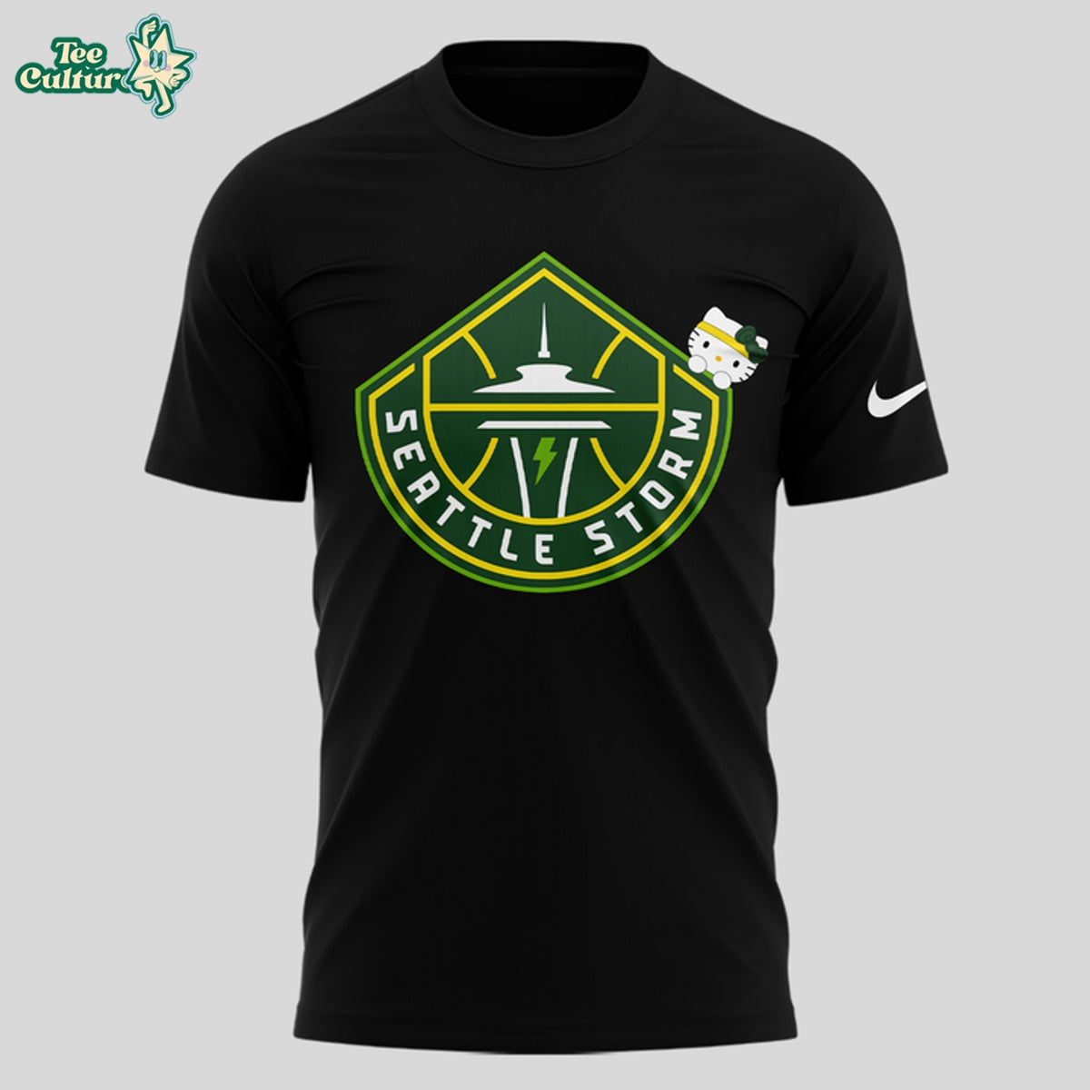 Seattle Storm X Hello Kitty Night Black Special Shirt