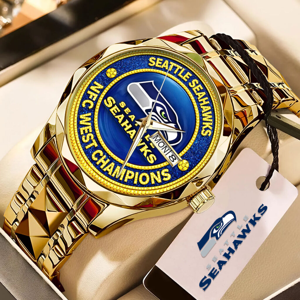Seattle Seahawks Alloy Luxury Quartz Watch - TMTHU3420