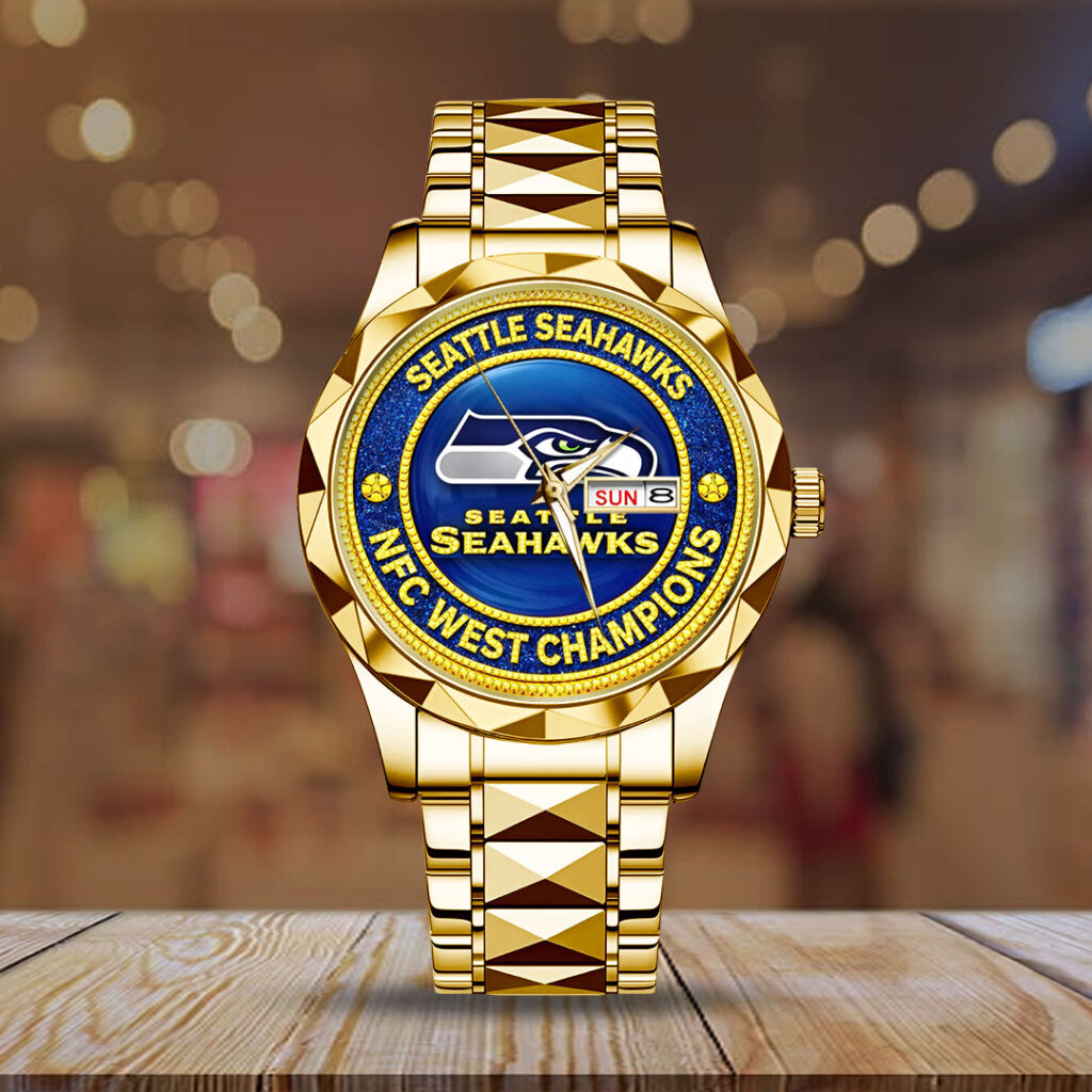 Seattle Seahawks Alloy Luxury Quartz Watch - TMTHU3420