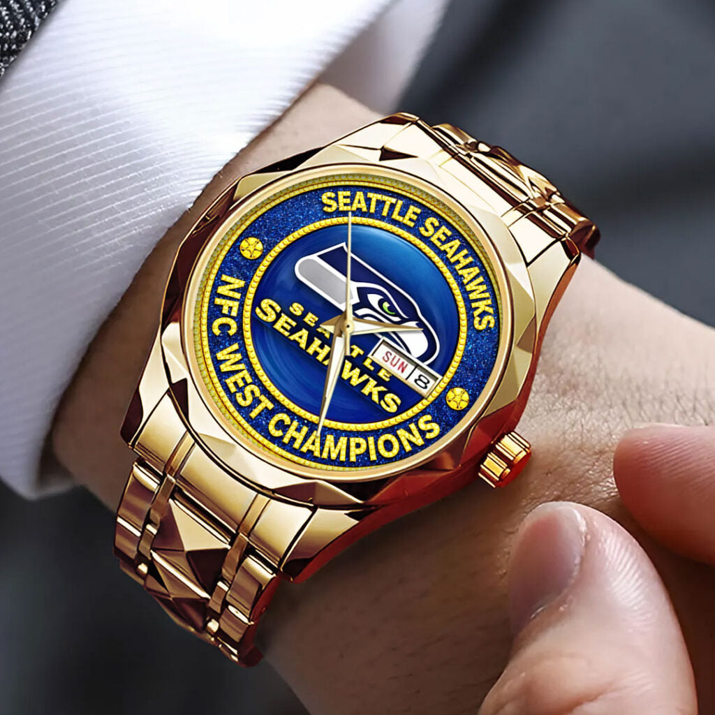 Seattle Seahawks Alloy Luxury Quartz Watch - TMTHU3420