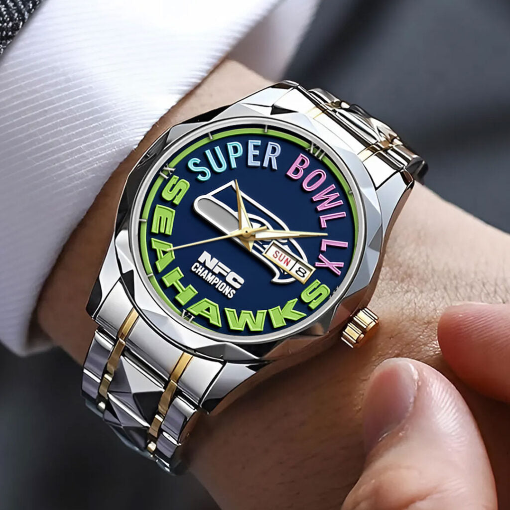 Seattle Seahawks Alloy Luxury Quartz Watch - TMTHU3470
