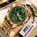Seattle Seahawks 2025 NFC Champions Alloy Luxury Quartz Watch - TMTHU3476