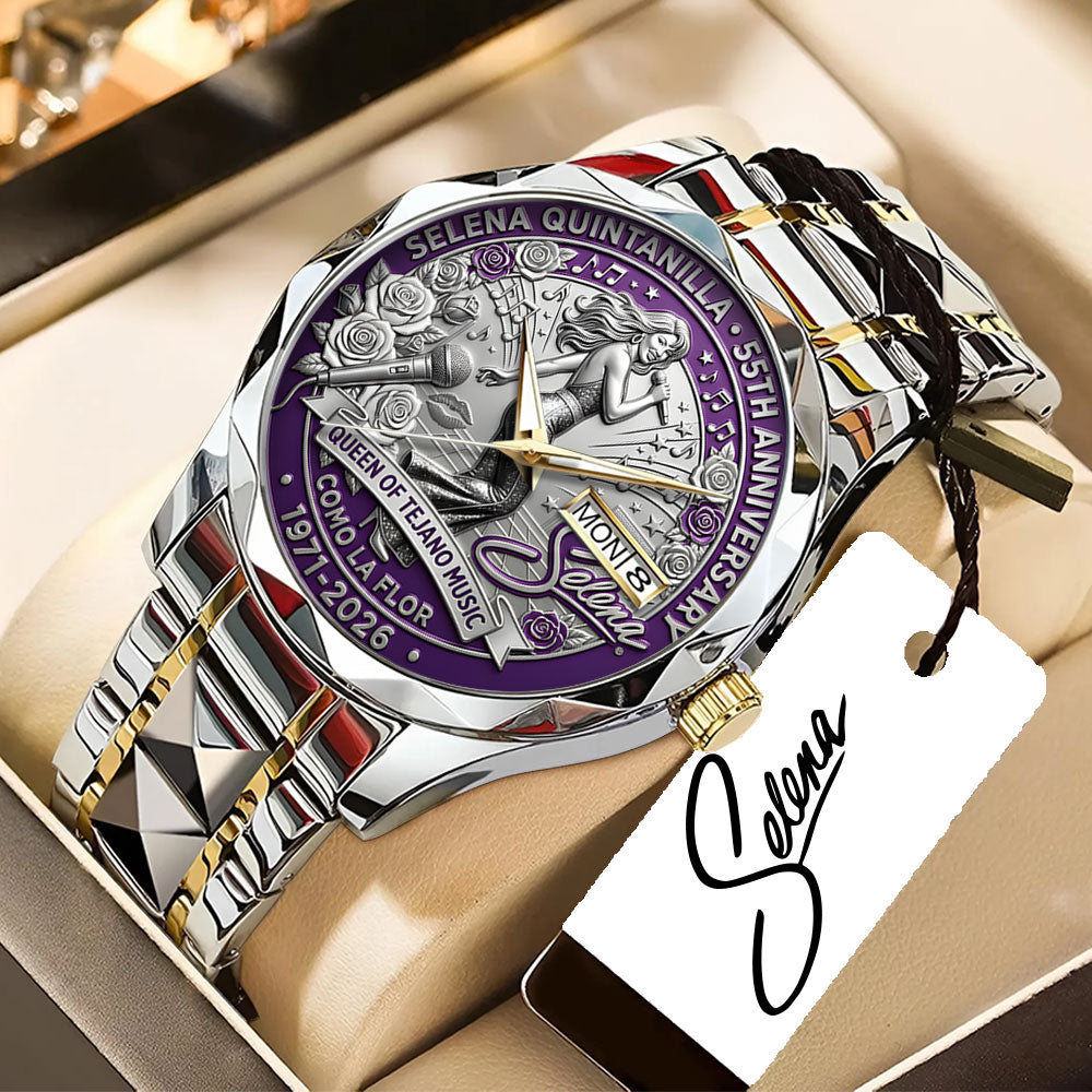 Selena 55th Anniversary 2026 Alloy Luxury Quartz Watch - TANTN20645