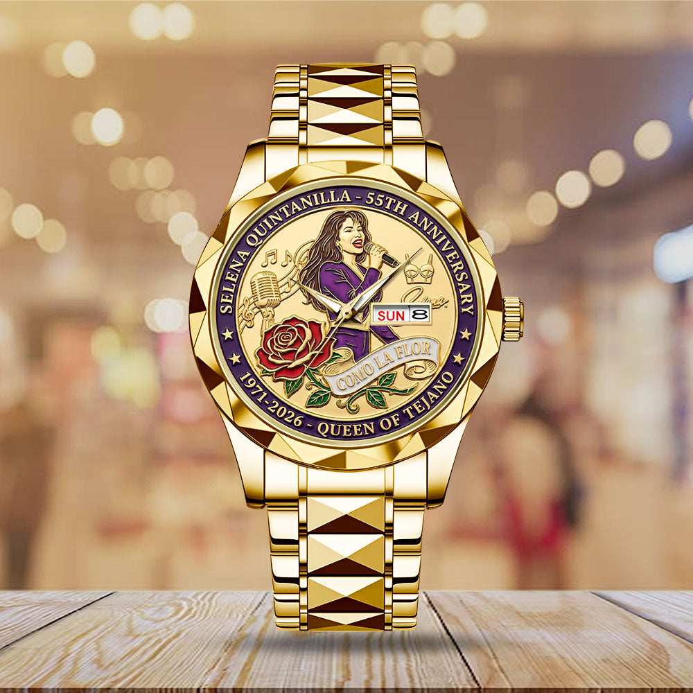 Selena 55th Anniversary Alloy Luxury Quartz Watch - MAITM14595