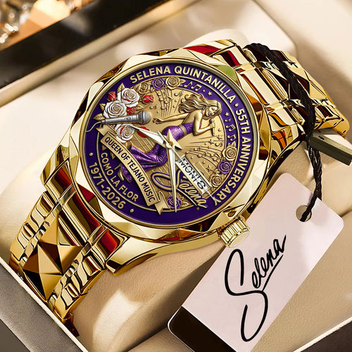 Selena 55th Anniversary Alloy Luxury Quartz Watch - MAITM14597