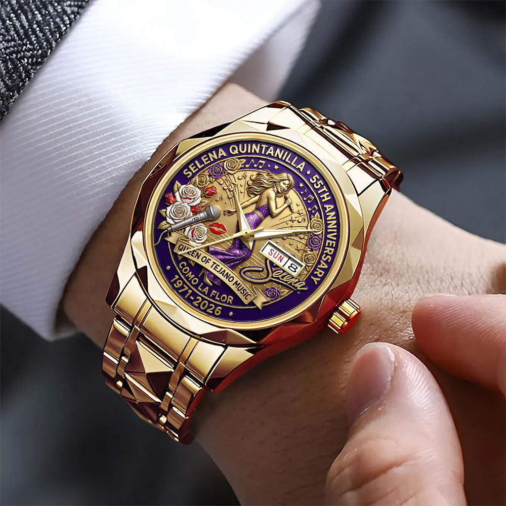 Selena 55th Anniversary Alloy Luxury Quartz Watch - MAITM14597