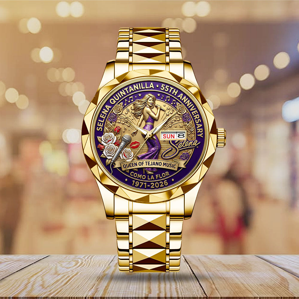 Selena 55th Anniversary Alloy Luxury Quartz Watch - MAITM14597