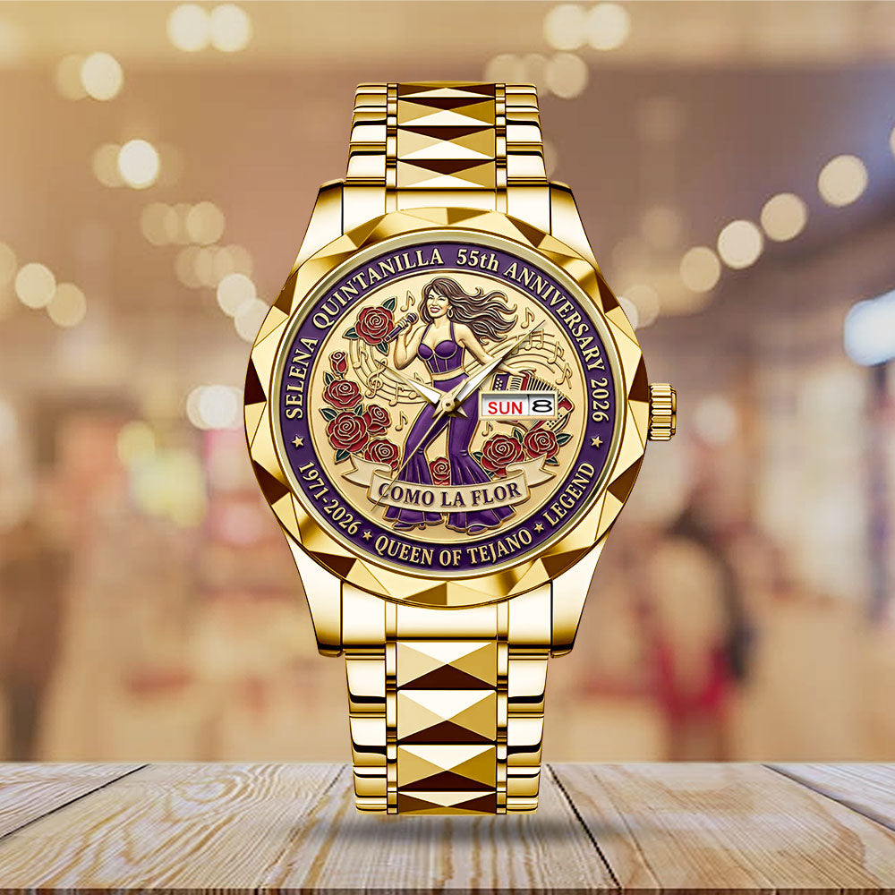 Selena 55th Anniversary Alloy Luxury Quartz Watch - MAITM14626